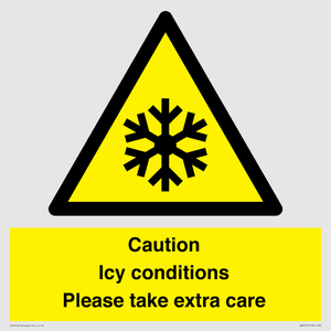 Caution Icy conditions please take extra care